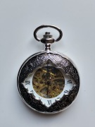 Posrebrzany zegarek kieszonkowy Nantes Kolekcja Heritage