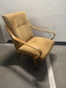 Fotel model 53 projekt Jaroslava Smidka, lata 60, fabryka TON