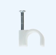 Klipsy na gwoździe 10 mm białe (100 szt.)
