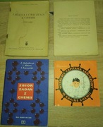 Zestaw starych książek z chemii