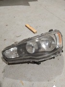 Lampa lewa przód Mitsubishi Lancer X sedan 2007-2014
