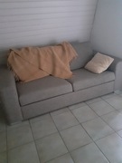 Komplet wypoczynkowy. Sofa 3osobowa z funkcją spania + sofa 2 osobowa.