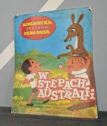 "Bolek i Lolek w stepach Australii", książeczka (PRL, wyd. 1, 1975 r.)
