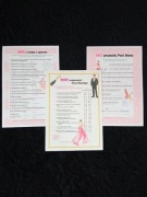 Quizy 3 szt wieczór panieński wiedza o spermie