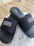 Klapki Fila-połyskujące z miękkim podbiciem