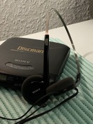 JEDYNY TAKI! ZESTAW SONY DISCMAN D-143 + SŁUCHAWKI MDR-005 VINTAGE JAK NOWY