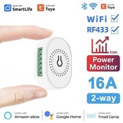 Przekaźnik gniazdko włącznik WiFi RF433 MHz TUYA Watomierz