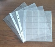 Zestaw 4 kart typu Numis na 20 monet o śr. 35mm (12x 40x40mm)