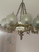 Żyrandol mosiężny 