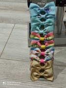 Nowy komplet spinek kokardek różne wzory