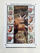 Burundi  2004  FAUNA  Mi  1867-70 bongo  WWF arkusz  piękny ideał 