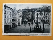 GLATZ - Kłodzko  rynek  Cafe Moltke  1927 rok  