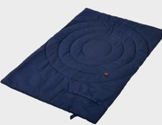 Ładne granatowe materiałowe składane wodoodporne legowisko, mata dla psa