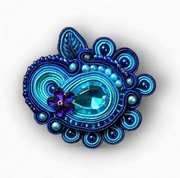 Broszka sutasz Nane Sutasz rękodzieło artystyczne 