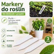 Markery do roślin etykiety ogrodowe do doniczek i grządek 3 sztuki