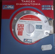 TARCZA DIAMENTOWA SEGMENTOWA PROFESJONAL 115 / K2