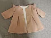 Płaszczyk różowy, rozmiar 68/74