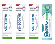 3x Sensodyne Complete+ zaawansowane wybielanie + 1x Sensodyne ProSzkliwo