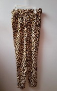 Spodnie w panterke Paper bag Sinsay rozmiar M