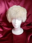 Czapka futrzana ze skóry