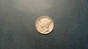 USA one dime (10 centów) 1942 (Mercury)_srebro 