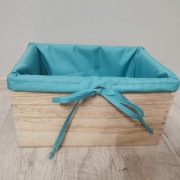 Kosz skrzynia drewniana przechowywanie 