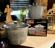 Garnki marmur 6 i 10L 