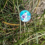 Pierścionek Niebieski Rozkwit