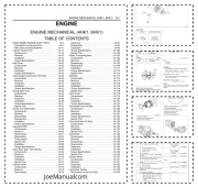 Isuzu JCB 4HK1 6HK1 Service Manual 9806-3010 Instrukcja serwisowa naprawcza