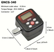 Elektroniczny klucz dynamometryczny adapter 340Nm