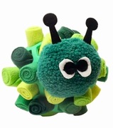 Zabawka piłka węchowa dla psa, Zielony Robaczek, prezent dla psa