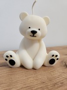 Świeca sojowa miś w dowolnym zapachu 