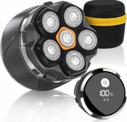 Elektryczna golarka obrotowa 6D do głowy i twarzy