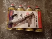 Palnik gazowy ceramiczny plus 4 pojemniki z gazem