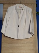 Żakiet jasno-kremowy żakiecik De Facto rozm. 42