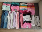 Mega paka jesiennych ubrań dziewczęcych r.116