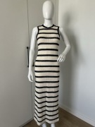 Sukienka maxi XS sukienka dzianinowa letnia szydełkowa sukienka 