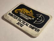 Naszywka PVC Helikon-Tex CWS Patch PVC Winter Tactical Sniper 2012 - Rzep