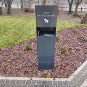 Kosz na psie odchody