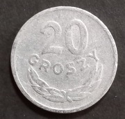 20 groszy z 1961r bez mennicy obiegowa 
