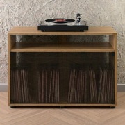 Szafka hifi stolik audio na gramofon regał na płyty winylowe CD 