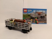 lego wagon z bykiem