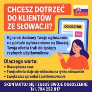 ogłoszenia na Słowacji - promocja na rynek słowacki