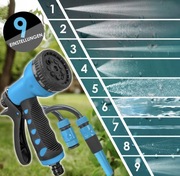 KESSER zwijacz węża ogrodowego 15+2 m z uchwytem i końcówką