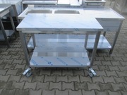 Stół Gastronomiczny Centralny Na Kołach 110/60/85 NOWY