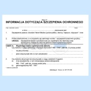 Mz/Hsz-17 Informacja dotycząca szczepienia ochronnego A6c/bl.100k