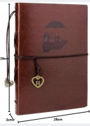 Album Baza Do Scrapbookingu Zdjęć Czarne Strony Skórzany Zeszyt Brązowy