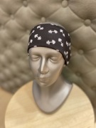 Męska opaska na siłownie z hantelkami