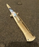 NÓŻ MICROTECH OTF UNIKAT SREBRO 