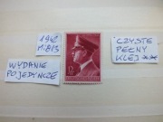 znaczki wydanie pojedyncze Mi 813 Niemcy 1942r. Hitler Rzesza czysty **